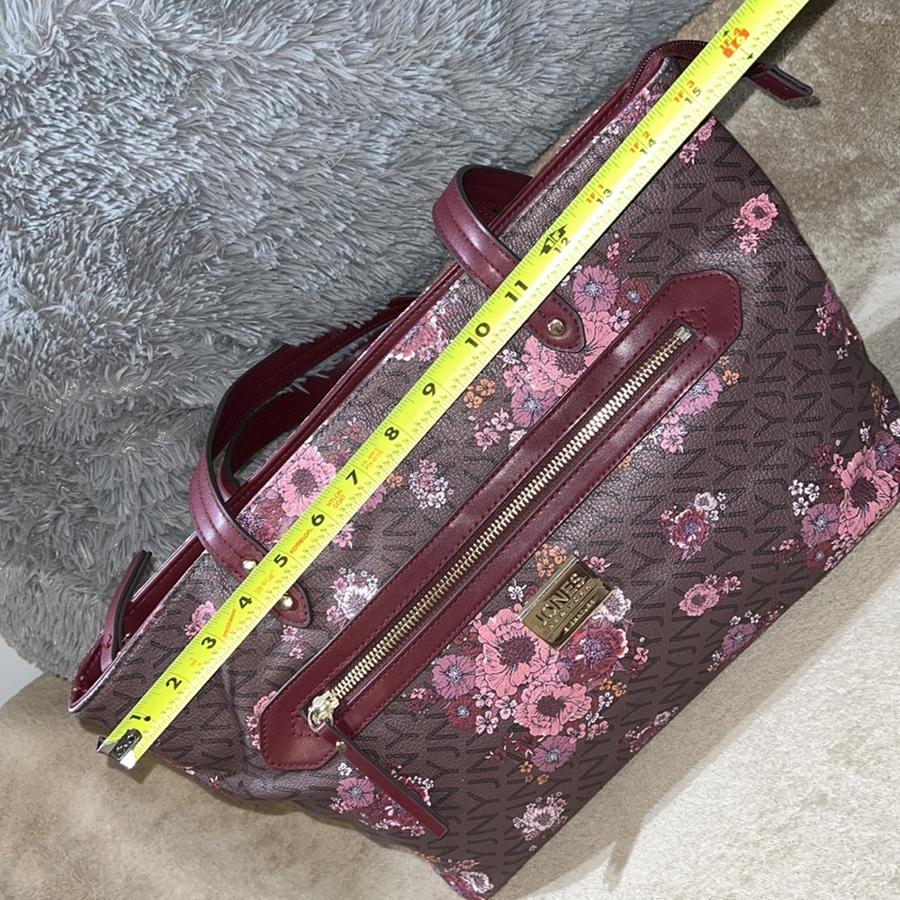 🎉HP🎉Jones New York Signature Floral Satchel/Handbag - Picture 6 of 10